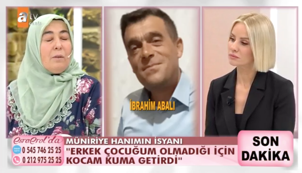 esra erol da muniriye abali kimdir muniriye abali olayi nedir ibrahim abali kimdir ibrahim abali olayi nedir